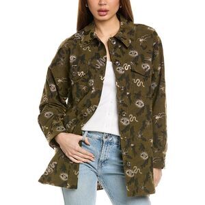 Johnny Was Womens Shirt Jacket